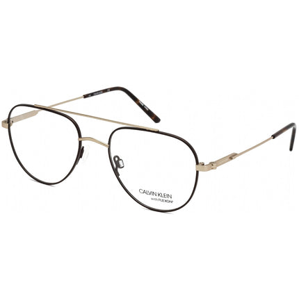 Calvin Klein Women's Eyeglasses - Matte Brown Aviator Frame Clear Lens | CK19145F 210 ,