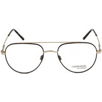 Calvin Klein Women's Eyeglasses - Matte Brown Aviator Frame Clear Lens | CK19145F 210 ,