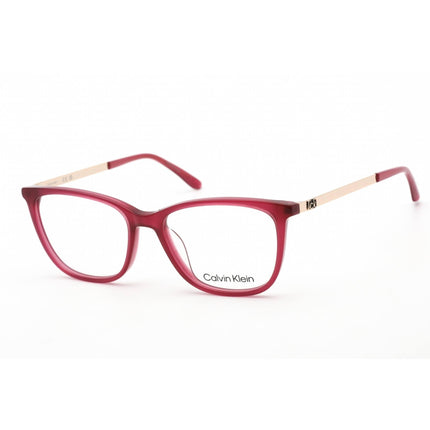 Calvin Klein Women's Eyeglasses - Milky Berry Plastic Rectangular Frame | CK21701 654 ,