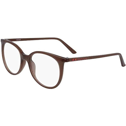 Calvin Klein Women's Eyeglasses - Milky Brown Round Frame | CALVIN KLEIN CK19508 210 ,