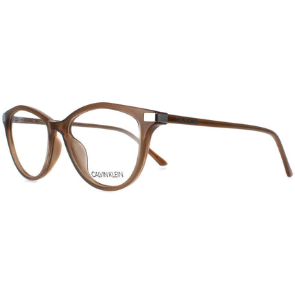 Calvin Klein Women's Eyeglasses - Milky Taupe Cat Eye Frame | CALVIN KLEIN CK19531 269 ,