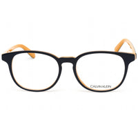 Calvin Klein Women's Eyeglasses - Navy/Maize Round Frame Clear Lens | CK18529A 415 ,