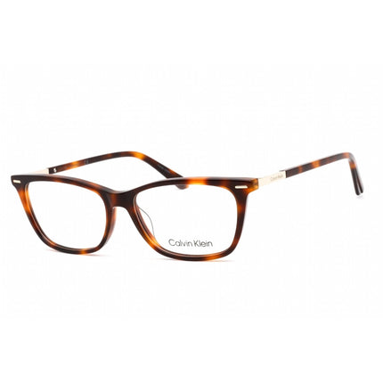 Calvin Klein Women's Eyeglasses - Rectangular Brown Havana Plastic Frame | CK22506 220 ,