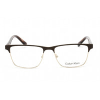 Calvin Klein Women's Eyeglasses - Rectangular Satin Brown Metal Frame | CK18304 200 ,