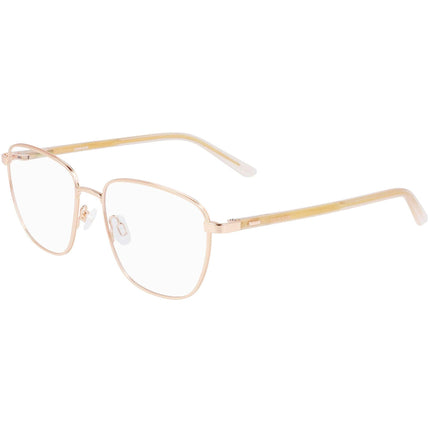 Calvin Klein Women's Eyeglasses - Rose Gold Metal Square Shaped Frame | CK21300 780 ,