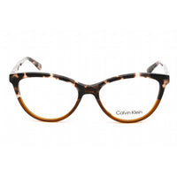 Calvin Klein Women's Eyeglasses - Sand Tortoise Plastic Cat Eye Frame | CK21519 281 ,