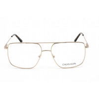 Calvin Klein Women's Eyeglasses - Satin Gold Metal Rectangular Frame | CK19129 717 ,