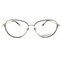 Calvin Klein Women's Eyeglasses - Silver Geometric Frame | CALVIN KLEIN CK19113 045 ,