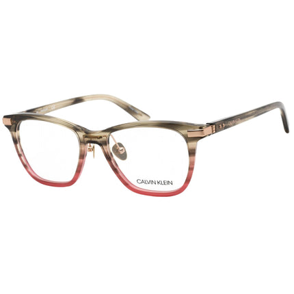 Calvin Klein Women's Eyeglasses - Taupe/Pink Horn Gradient Plastic Frame | CK20505 274 ,
