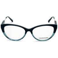 Calvin Klein Women's Eyeglasses - Teal/Crystal Teal Gradient Acetate | CK19706 440 ,