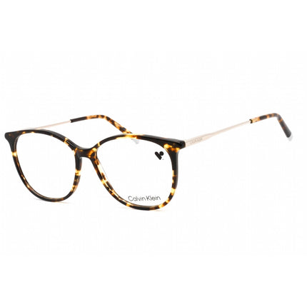 Calvin Klein Women's Eyeglasses - Tortoise Plastic Round Shape Frame | CK5462 214 ,