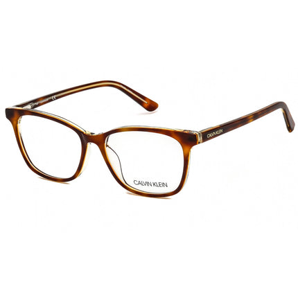 Calvin Klein Women's Eyeglasses - Tortoise/Crystal Yellow Rectangular | CK20509 241 ,