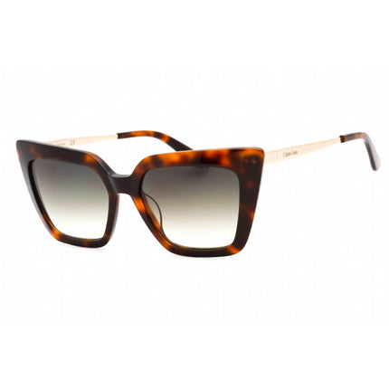 Calvin Klein Women's Sunglasses - Cat Eye Frame Brown Gradient Lens | CK22516S 220 ,