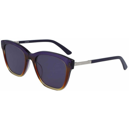 Calvin Klein Women's Sunglasses - Crystal Iris/Amber Grad | CALVIN KLEIN CK19524S 525 ,