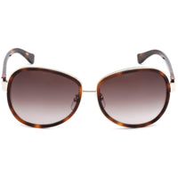 Calvin Klein Women's Sunglasses - Dark Tortoise Frame Gradient Lens | CK1208SA 004 ,