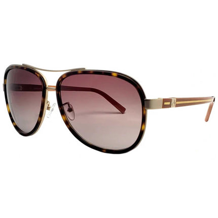 Calvin Klein Women's Sunglasses - Full Rim Gold/Havana | CALVIN KLEIN CK1191SA 004 ,