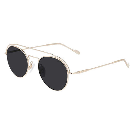 Calvin Klein Women's Sunglasses - Gold Full Rim Round Metal Frame | CK21106S 717 ,
