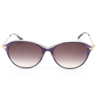 Calvin Klein Women's Sunglasses - Indigo Horn/Crystal Oval Full Rim | CK19713SA 506 ,