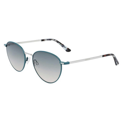 Calvin Klein Women's Sunglasses - Matte Deep Teal Metal Full Rim Frame | CK21105S 431 ,