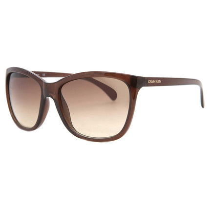 Calvin Klein Women's Sunglasses - Milky Brown Plastic Frame | CK19565S 210 ,