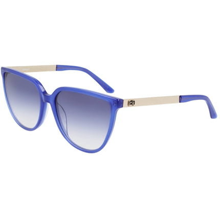 Calvin Klein Women's Sunglasses - Milky Cobalt Cat Eye | CALVIN KLEIN CK21706S 406 ,