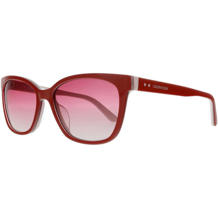 Calvin Klein Women's Sunglasses - Red/Blush Square Frame | CALVIN KLEIN CK19503S 610 ,