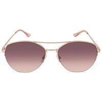 Calvin Klein Women's Sunglasses - Rose Gold Metal Pilot Frame | CK20121S 780 ,