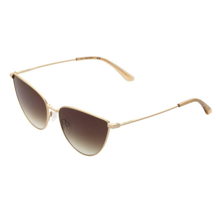 Calvin Klein Women's Sunglasses - Shiny Gold Cat Eye Metal Frame | CK20136S 717 ,