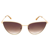 Calvin Klein Women's Sunglasses - Shiny Gold Cat Eye Metal Frame | CK20136S 717 ,