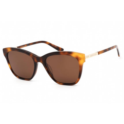 Calvin Klein Women's Sunglasses - Soft Tortoise Plastic Rectangular | CK19524S 240 ,