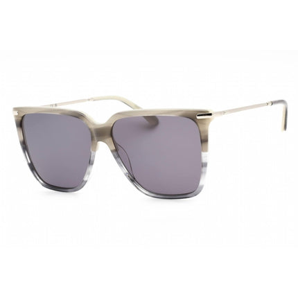 Calvin Klein Women's Sunglasses - Striped Grey Square Frame Violet Lens | CK22531S 023 ,