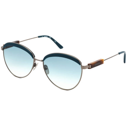 Calvin Klein Women's Sunglasses - Teal Metal Frame Blue Gradient Lens | CK19101S 430 ,