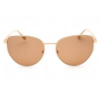 Calvin Klein Women's Sunglasses - Yellow Gold Cat Eye Frame Brown Lens | CK22113S 718 ,