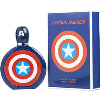 Captain America by Marvel, 3.4 oz Eau De Toilette Spray for Men ,