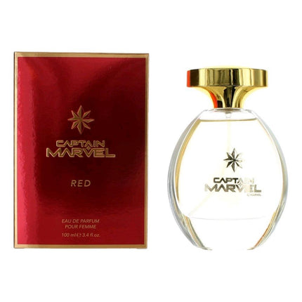 Captain Marvel Red by Marvel, 3.4 oz Eau De Parfum Spray for Women ,