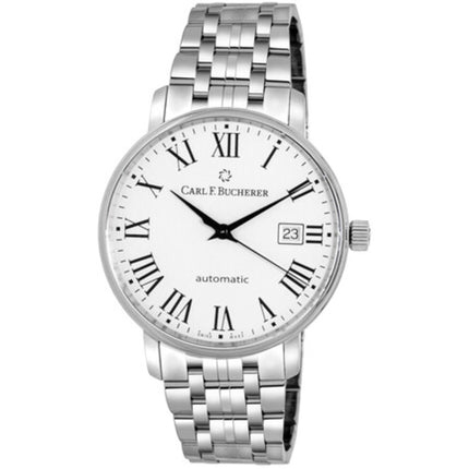 Carl Bucherer Men's Watch - Adamavi White Dial Silver Bracelet | 00.10318.08.11.21 ,