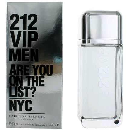 Carolina Herrera Men's Eau De Toilette Spray - 212 VIP Exquisite Fragrance, 6.7 oz ,