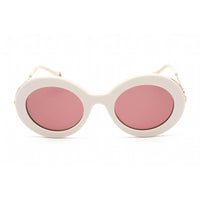 Carolina Herrera Unisex Sunglasses - Ivory Plastic Round Frame | CH 0020/S 0SZJ 4S ,