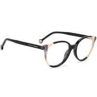 Carolina Herrera Women's Eyeglasses - Black and Nude Acetate Frame | CH 0067 0KDX 00 ,