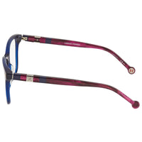 Carolina Herrera Women's Eyeglasses - Blue and Violet Square Frame | CH 0050 0WOI 00 ,