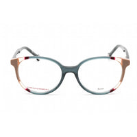 Carolina Herrera Women's Eyeglasses - Teal Brown Acetate Round Frame | CH 0067 0HBJ 00 ,