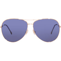 Carolina Herrera Women's Sunglasses - Blue Lens Gold Copper Frame | CH 0034/S 0DDB ,