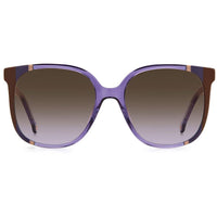 Carolina Herrera Women's Sunglasses - Brown Shaded Violet Lens Square | CH 0062/S 0E53 ,