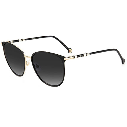 Carolina Herrera Women's Sunglasses - Gold Black Full Rim Frame | CH 0029/S 0RHL 9O ,