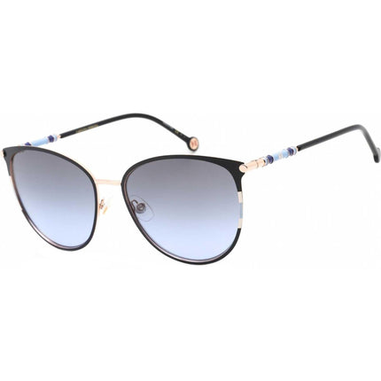 Carolina Herrera Women's Sunglasses - Gold Blue Butterfly Frame | CH 0029/S 0LKS GB ,