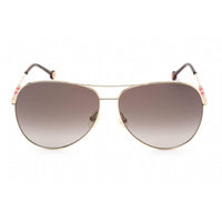 Carolina Herrera Women's Sunglasses - Gold Metal Aviator Frame | CH 0034/S 0J5G HA ,