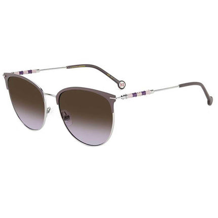 Carolina Herrera Women's Sunglasses - Palladium Lilac Full Rim | CH 0037/S 0KTS QR ,