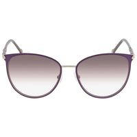 Carolina Herrera Women's Sunglasses - Violet Metal Butterfly Frame | CH 0029/S 0S9E QR ,