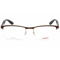 Carrera Men's Eyeglasses - Brown Gold Havana Half Rim Rectangular | Ca 6623 08FX 00 ,