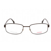 Carrera Men's Eyeglasses - Brown Stainless Steel Rectangular | CARRERA 264 009Q 00 ,